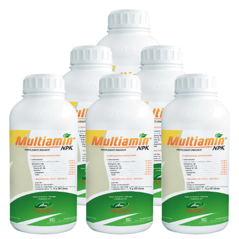 Multiamin NPK Agroestime caja de 24 x 500 ml Fertilizante