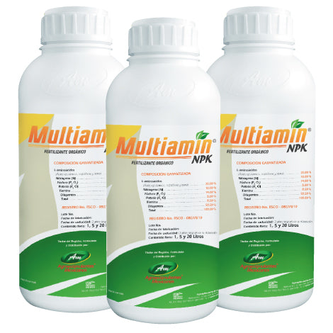 Multiamin NPK Agroestime caja de 12 x 1 Litro Fertilizante