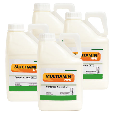 Multiamin NPK Agroestime caja de 4 x 20 L Fertilizante