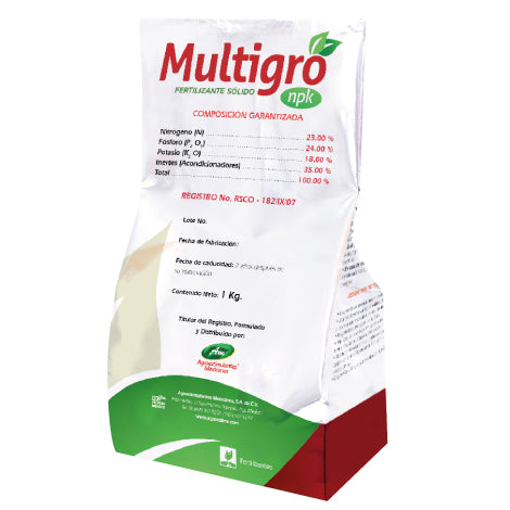 Multigró NPK Agroestime 1 kg Fertilizante